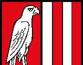 Dieses Foto zeigt das Wappen der Marktgemeinde Reichenthal. Auf dem Wappen ist ein Falke zu sehen.